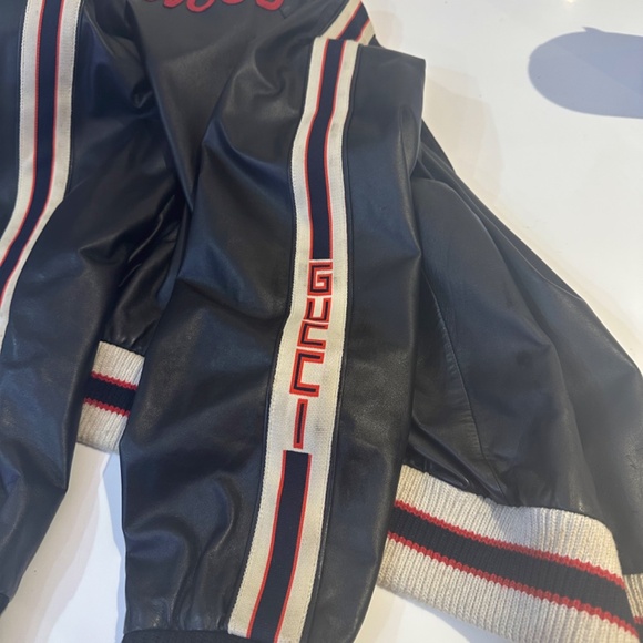 GUCCI Web Accent Bomber Jacket Size: XL | US42, IT52 - Picture 7 of 7